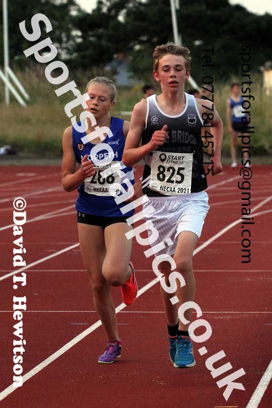 3000 metres, 2021 North East Grand Prix 6, Monkton, Wednesday, August 4th. Photo: David T. Hewitson/Sports for All Pics